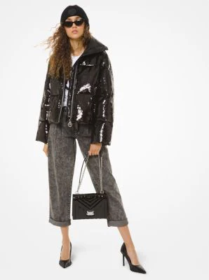 Acid-Wash Stretch Denim Carrot Jeans - Image 4