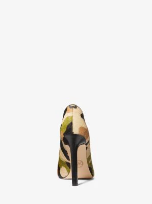 Amara Camouflage Print Calf Hair Pump - Image 4