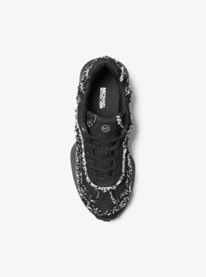 Ari Frayed Denim Trainer - Image 5