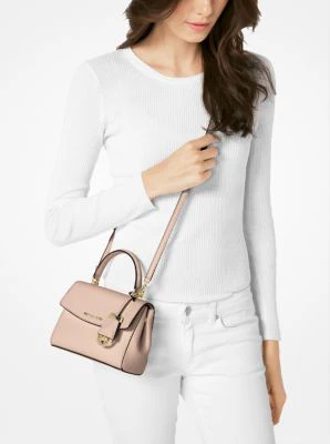 Ava Extra-Small Saffiano Leather Crossbody - Image 19