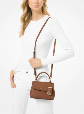 Ava Extra-Small Saffiano Leather Crossbody - Image 34
