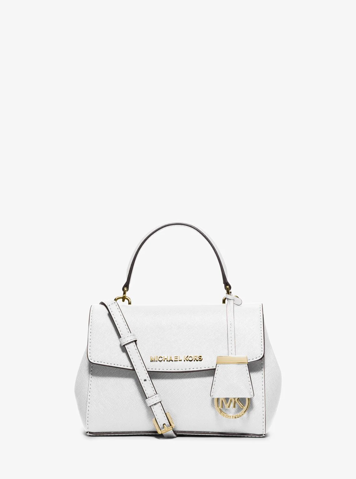 Ava Extra-Small Saffiano Leather Crossbody - Image 36