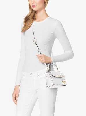 Ava Extra-Small Saffiano Leather Crossbody - Image 39