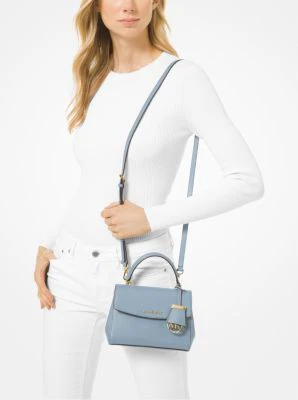 Ava Extra-Small Saffiano Leather Crossbody - Image 4