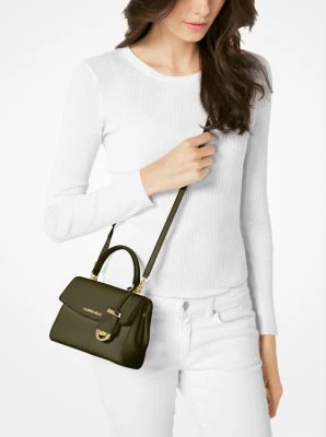 Ava Extra-Small Saffiano Leather Crossbody - Image 45