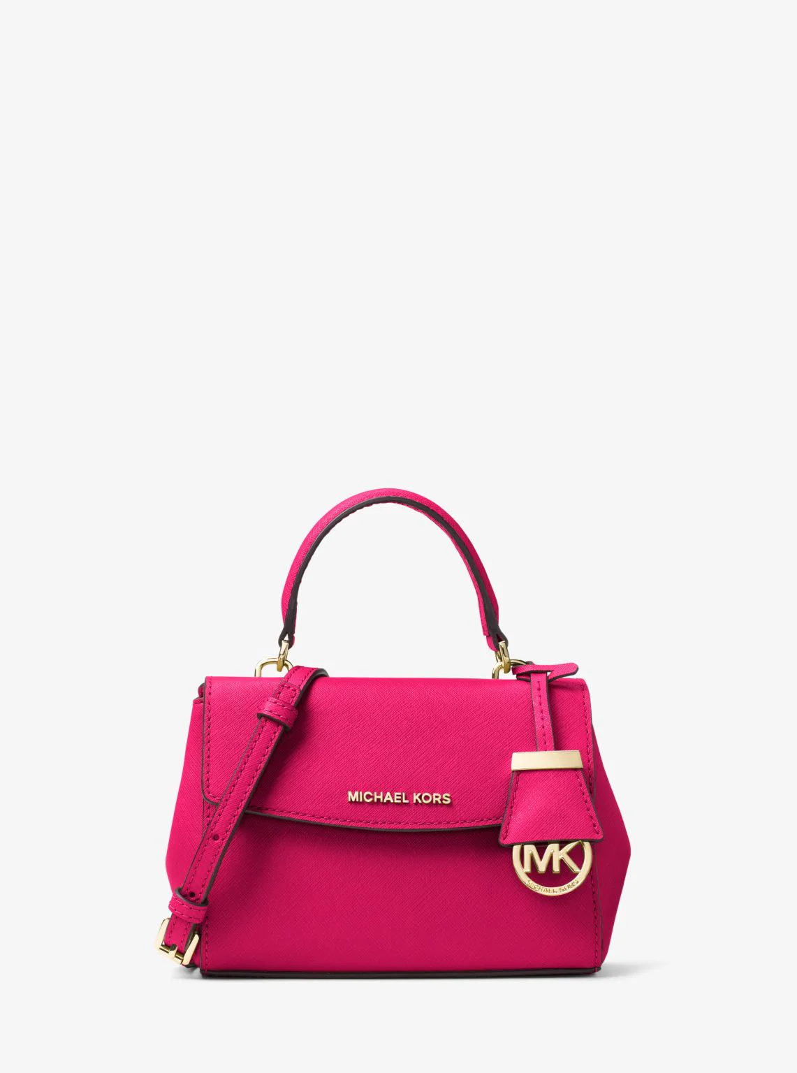 Ava Extra-Small Saffiano Leather Crossbody - Image 47
