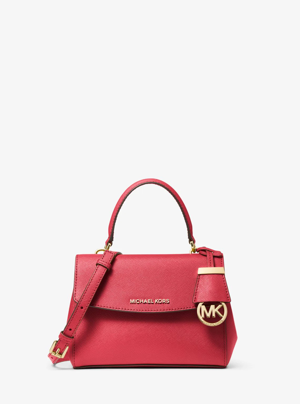 Ava Extra-Small Saffiano Leather Crossbody - Image 6