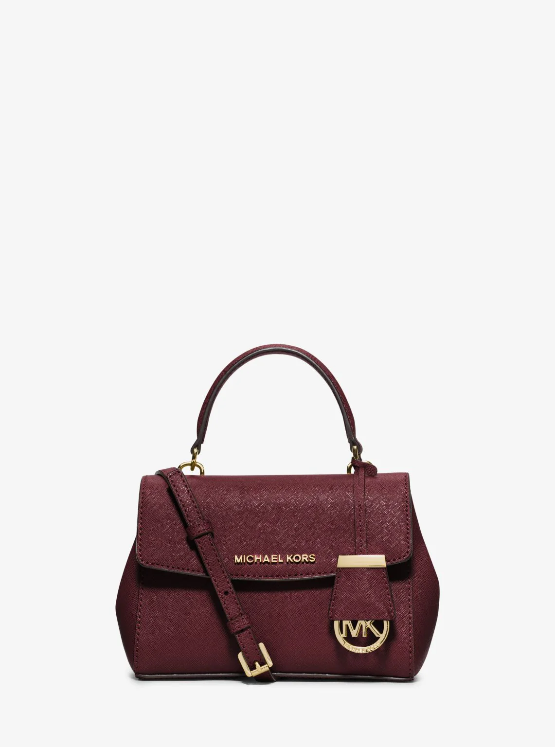 Ava Extra-Small Saffiano Leather Crossbody - Image 75