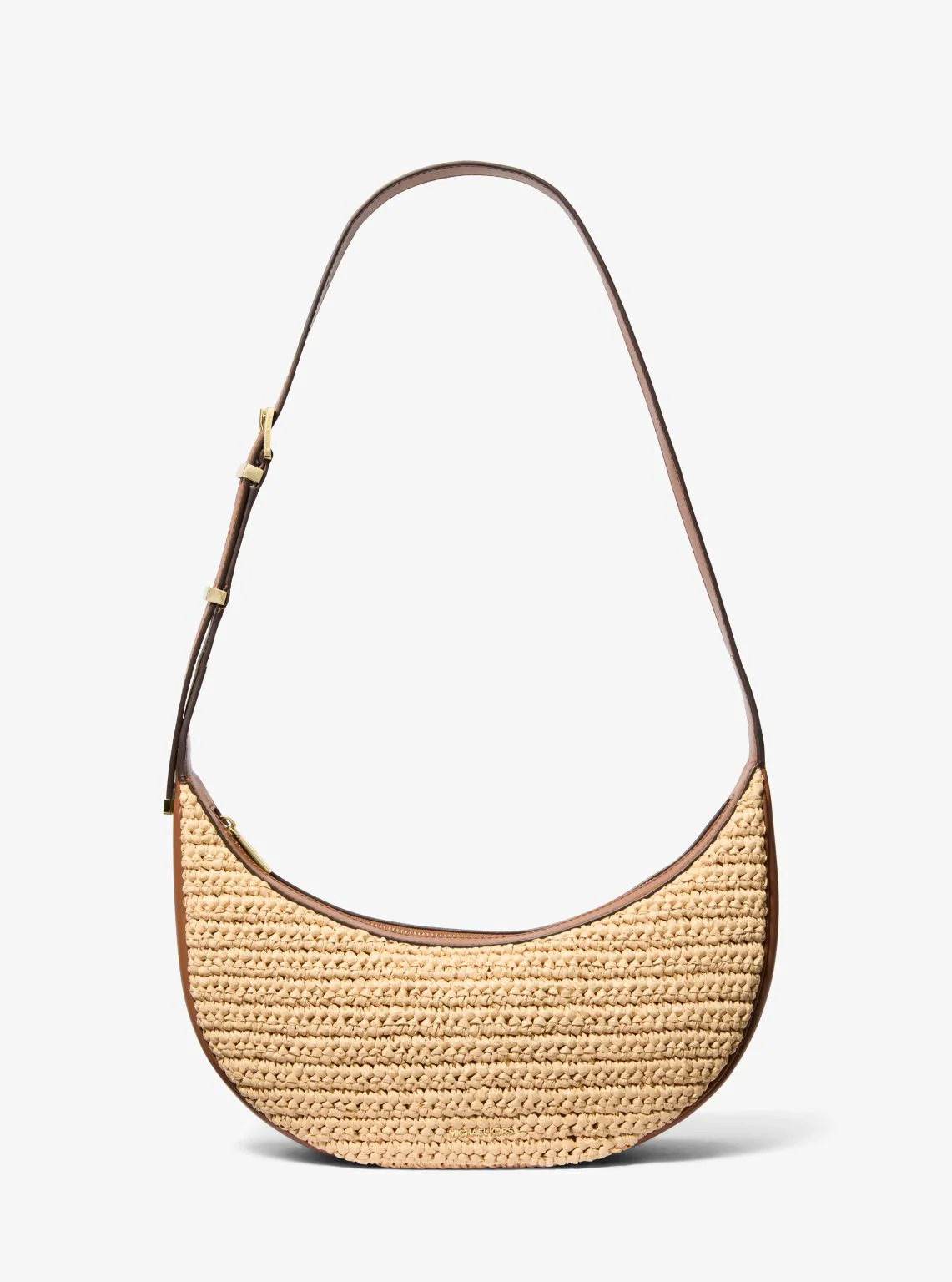 Avra Medium Hand-Crocheted and Leather Crossbody Bag - Image 8