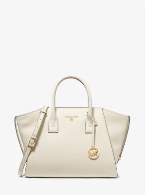 Avril Extra-Large Leather Top-Zip Tote Bag - Image 10