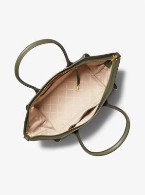Avril Extra-Large Leather Top-Zip Tote Bag - Image 19