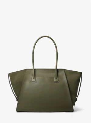 Avril Extra-Large Leather Top-Zip Tote Bag - Image 21