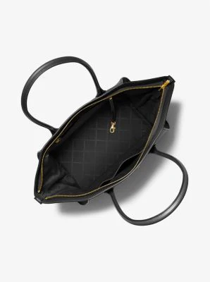 Avril Extra-Large Leather Top-Zip Tote Bag - Image 3