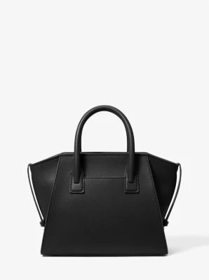 Avril Small Leather Top-Zip Satchel - Image 5