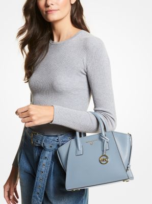 Avril Small Leather Top-Zip Satchel - Image 9
