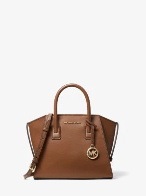 Avril Small Leather Top-Zip Satchel - Image 7