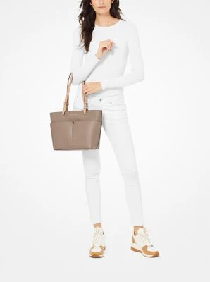 Bedford Medium Pebbled Leather Tote Bag - Image 8