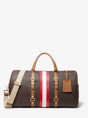 Bedford Travel Extra-Large Logo Stripe Weekender Bag - Image 2