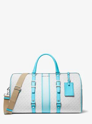 Bedford Travel Extra-Large Logo Stripe Weekender Bag - Image 2