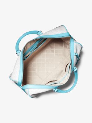 Bedford Travel Extra-Large Logo Stripe Weekender Bag - Image 3