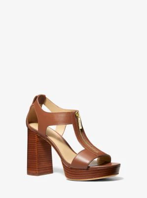 Berkley Leather Block-Heel Sandal - Image 2