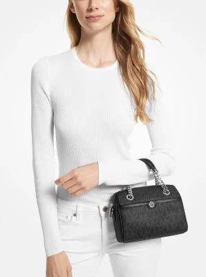 Blaire Extra-Small Logo Duffel Crossbody Bag - Image 12