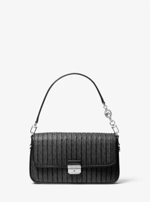 Bradshaw Small Pleated Logo Convertible Shoulder Bag - Image 2