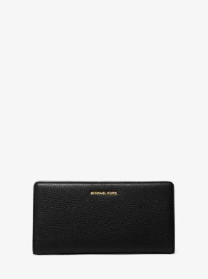 Bryant Large Pebbled Leather Snap-Front Wallet - Image 8