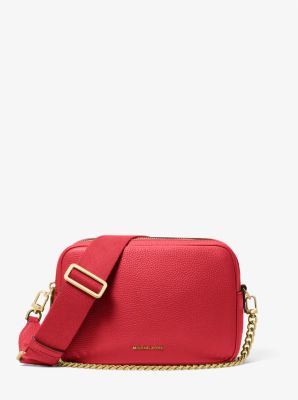 Bryant Medium Pebbled Leather Camera Crossbody Bag - Image 13