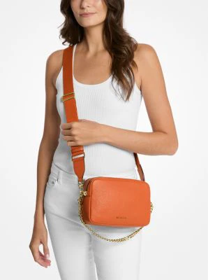Bryant Medium Pebbled Leather Camera Crossbody Bag - Image 18