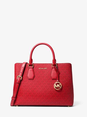 Camille Large Signature Logo Satchel - Image 3