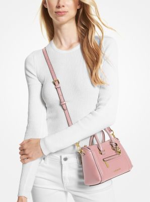 Carine Extra-Small Pebbled Leather Satchel - Image 8