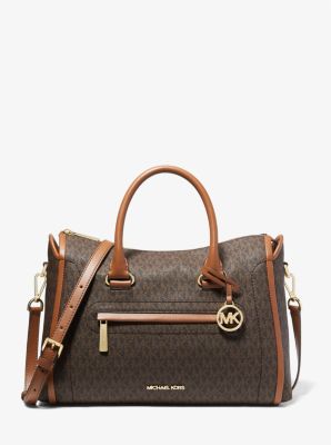 Carine Large Logo Satchel - Image 2