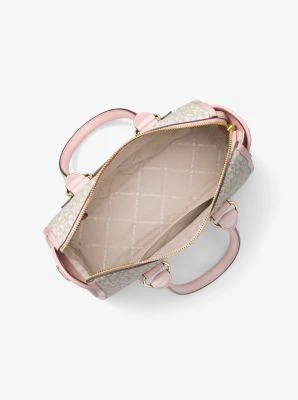 Carine Medium Logo Satchel - Image 3