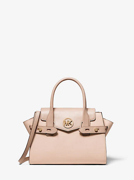 Carmen Medium Faux Leather Belted Satchel - Image 5