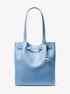Carson Large Pebbled Leather Tote Bag - Image 10