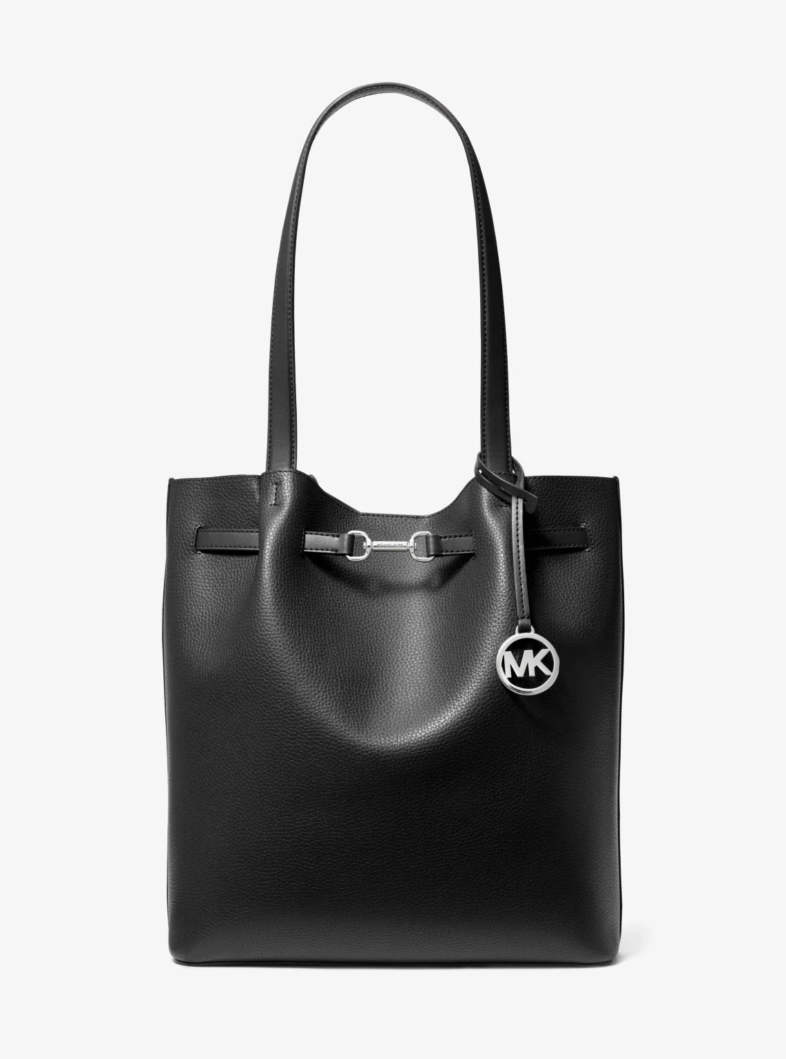Carson Large Pebbled Leather Tote Bag - Image 13
