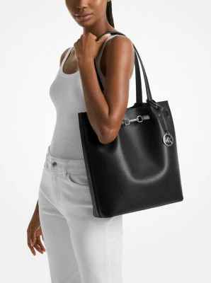 Carson Large Pebbled Leather Tote Bag - Image 16