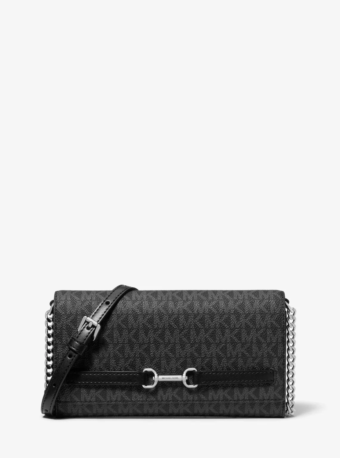 Carson Large Signature Logo Convertible Crossbody Bag