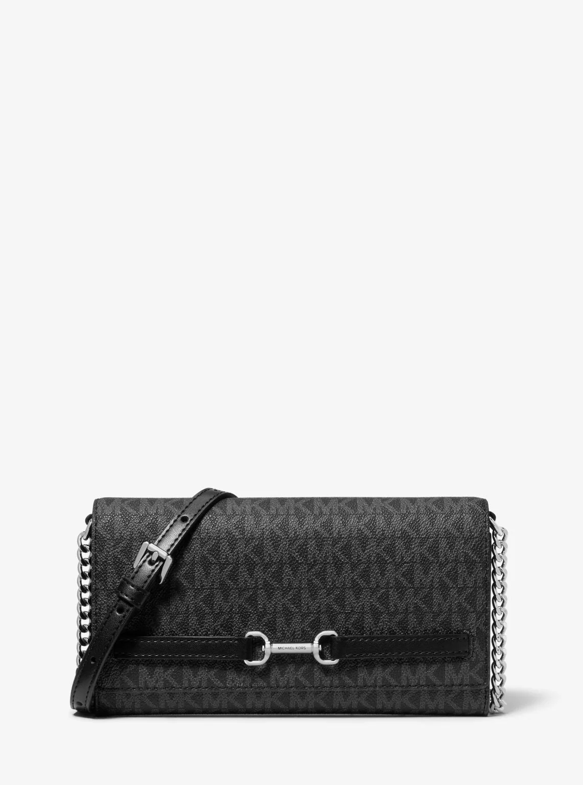 Carson Large Signature Logo Convertible Crossbody Bag - Image 6