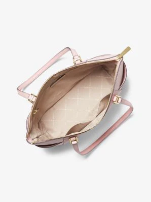 Charlotte Large Logo and Leather Top-Zip Tote Bag - Image 16