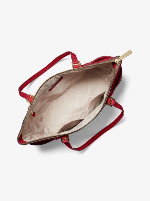 Charlotte Large Saffiano Leather Top-Zip Tote Bag - Image 27