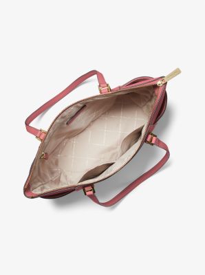 Charlotte Large Saffiano Leather Top-Zip Tote Bag - Image 39
