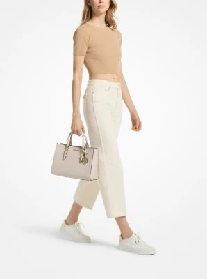Charlotte Medium Saffiano Leather 2-in-1 Tote Bag - Image 9