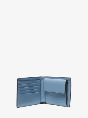 Cooper Logo and Faux Leather Billfold Wallet - Image 11