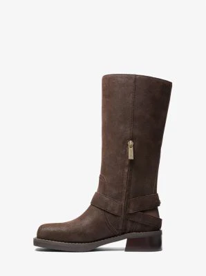 Crosby Suede Moto Boot - Image 4
