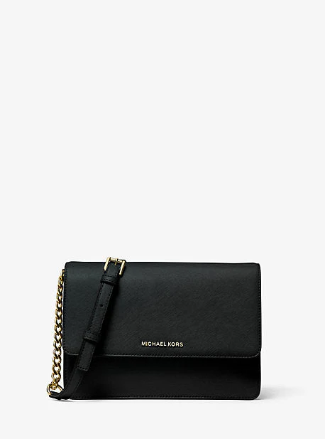 Daniela Large Saffiano Leather Crossbody Bag - Image 11