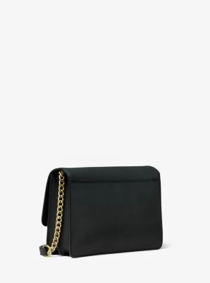 Daniela Large Saffiano Leather Crossbody Bag - Image 14