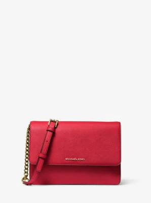 Daniela Large Saffiano Leather Crossbody Bag - Image 18
