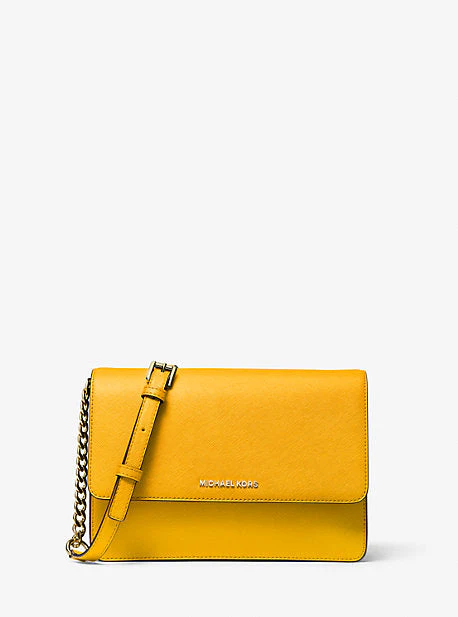 Daniela Large Saffiano Leather Crossbody Bag - Image 21